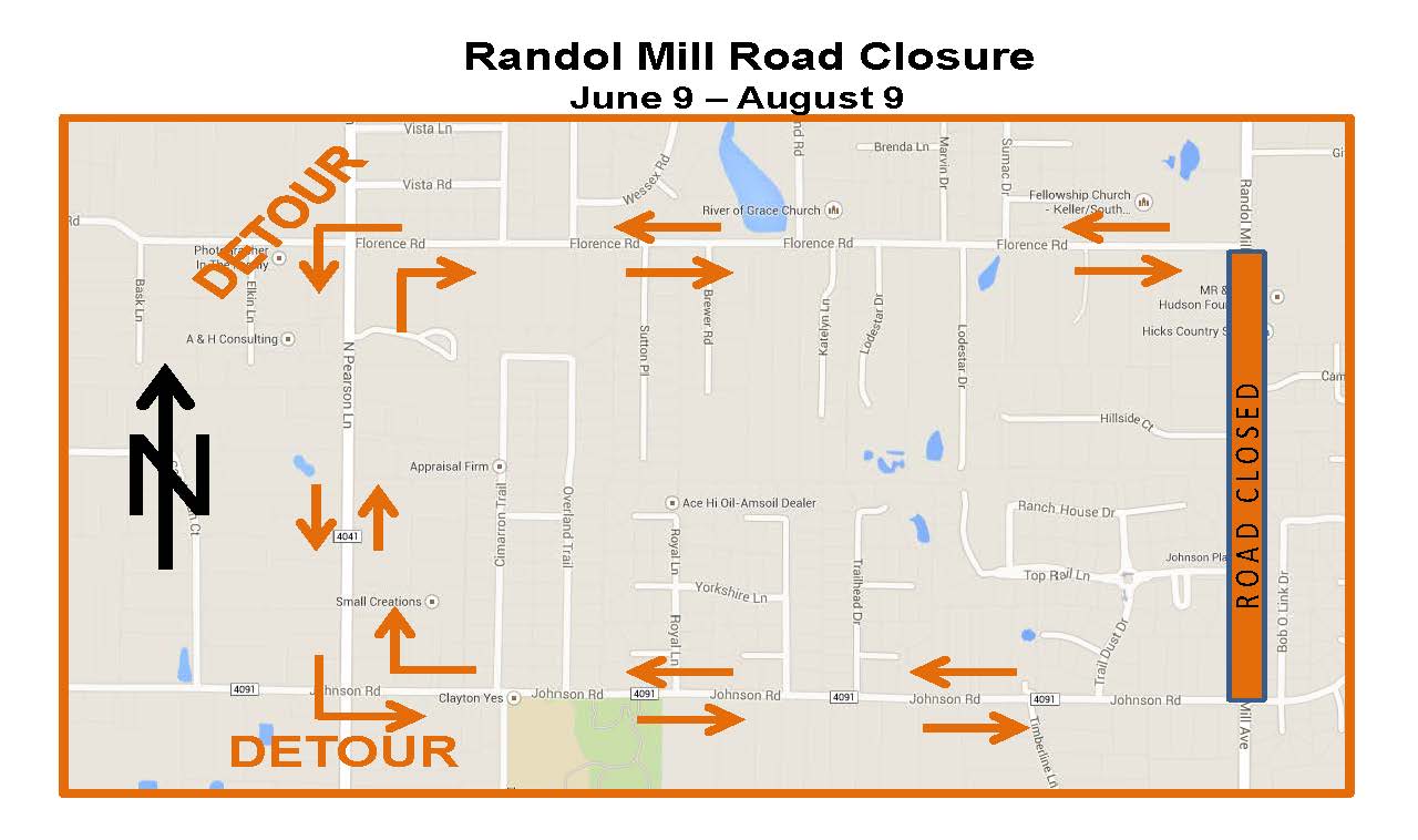 FM1938-Randol Mill detour 6-9-14
